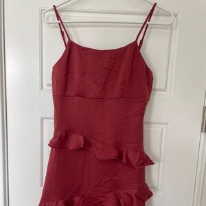 NWT Altar’d state ruffle mini dress